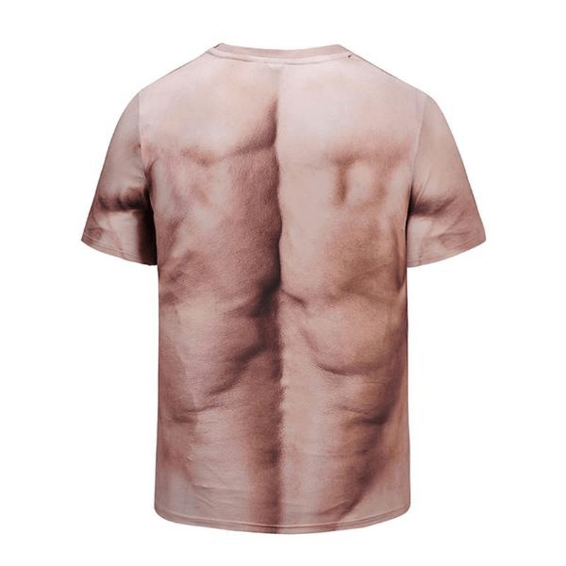 Casual Mænds Bodybuilding Elastiske Kortærmede T-shirts