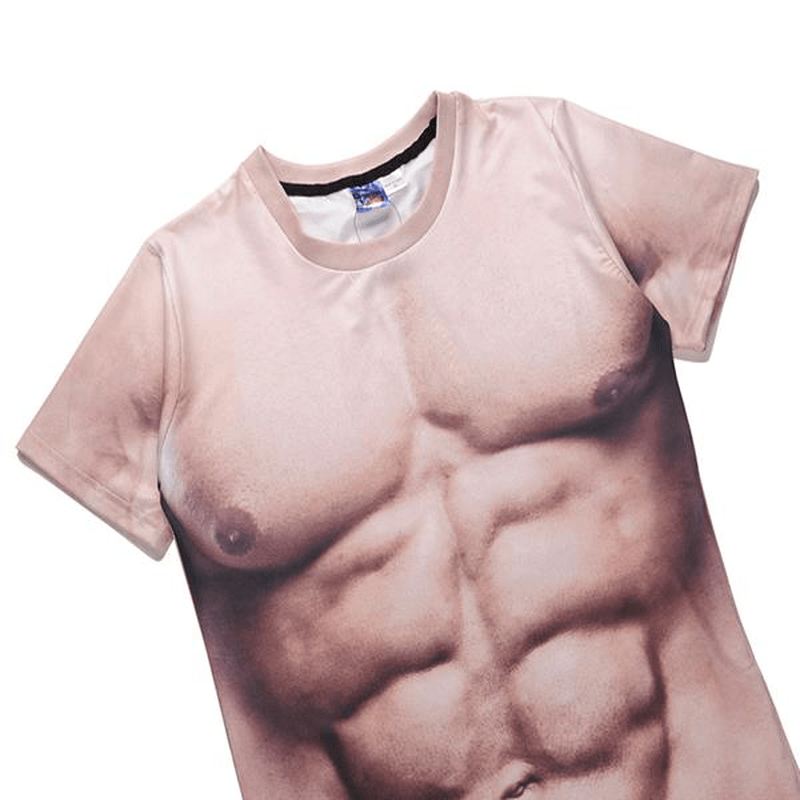 Casual Mænds Bodybuilding Elastiske Kortærmede T-shirts