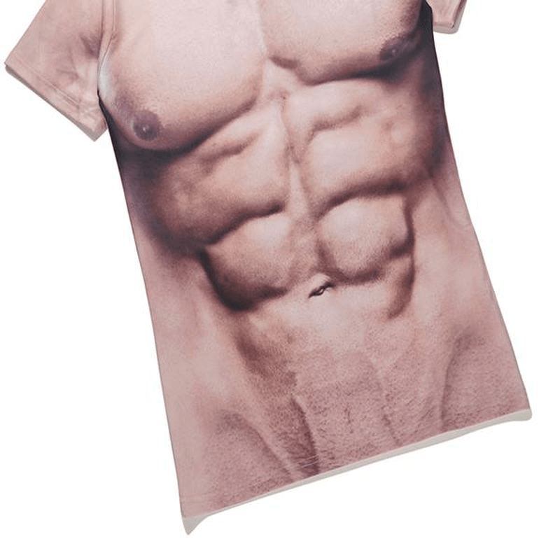 Casual Mænds Bodybuilding Elastiske Kortærmede T-shirts