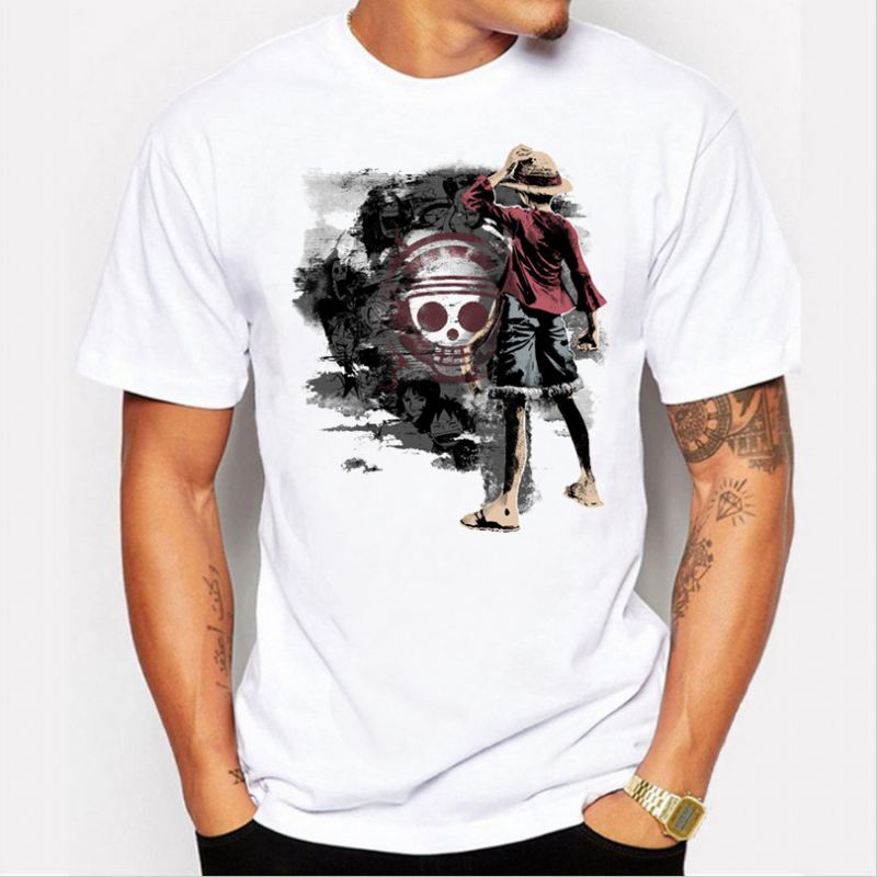 Mænds Diablo Skull Med Tryk Trend Alsidig T-shirt