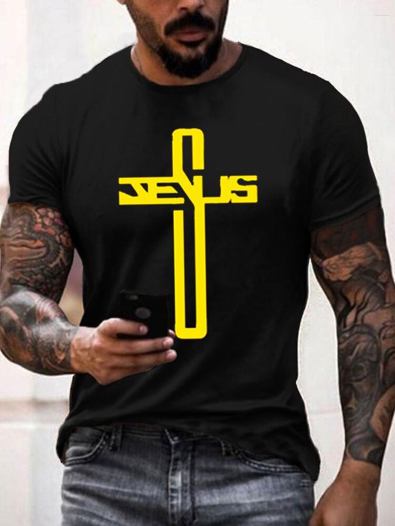 Personlig 3d Digital Med Tryk Med Rund Hals Afslappet Sommer Mænds Sport Kortærmet T-shirt