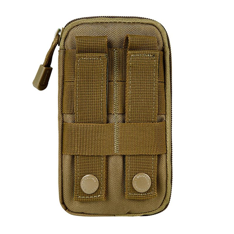 Mænd Nylon Taktisk Arm Taske Molle Edc Pouch Mobiltelefon Pung Bælte Taljetaske