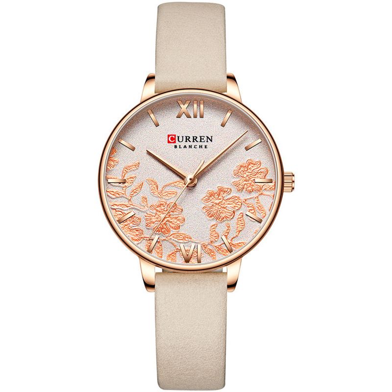 Blomster Show Fashionable Dame Armbåndsur Vandtætte Quartz Ure