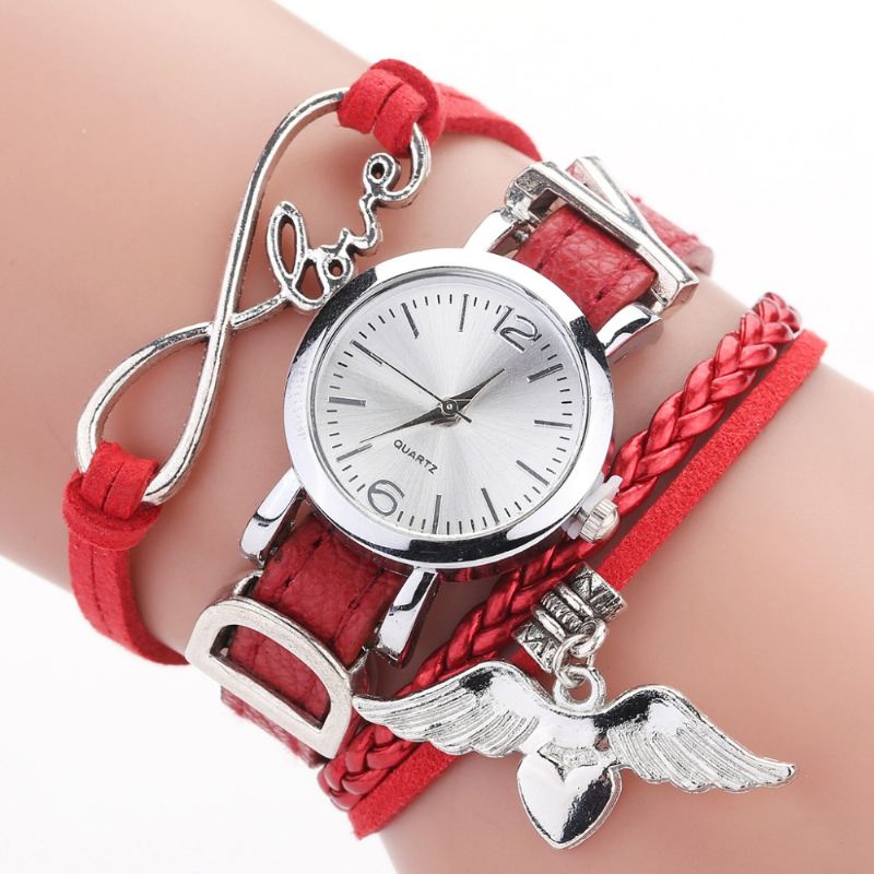 Kærlighedskjole Dame Armbåndsur Retro Style Quartz Ure