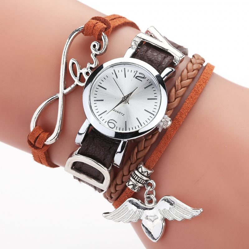 Kærlighedskjole Dame Armbåndsur Retro Style Quartz Ure