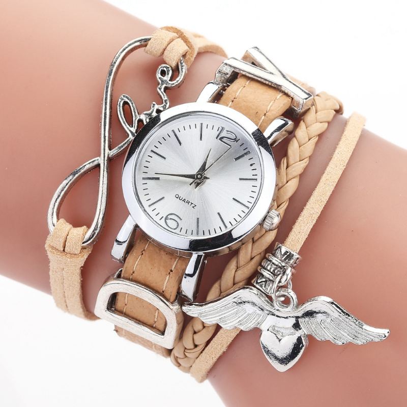 Kærlighedskjole Dame Armbåndsur Retro Style Quartz Ure