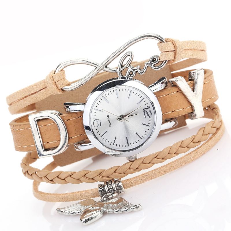 Kærlighedskjole Dame Armbåndsur Retro Style Quartz Ure