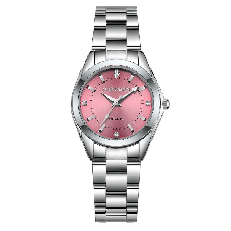 Mode Dameur Farverig Lille Urskive Elegant Simple Kvinde Quartz Watch