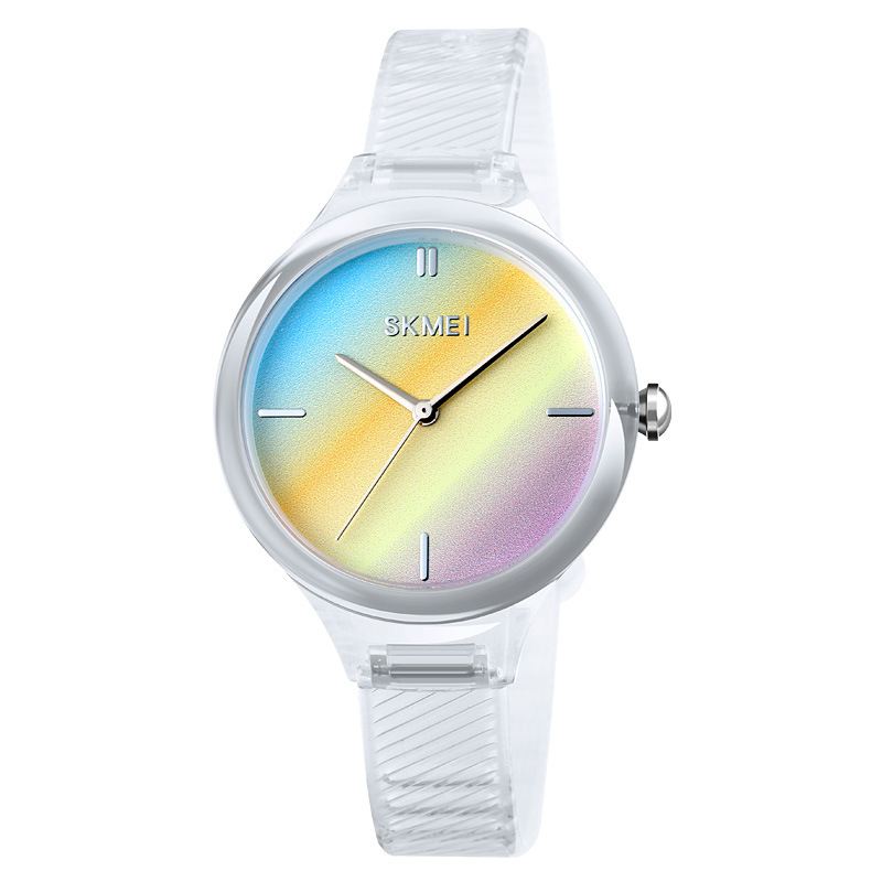 Mode Dameur Farverigt Transparent Vandtæt Lady Quartz Watch