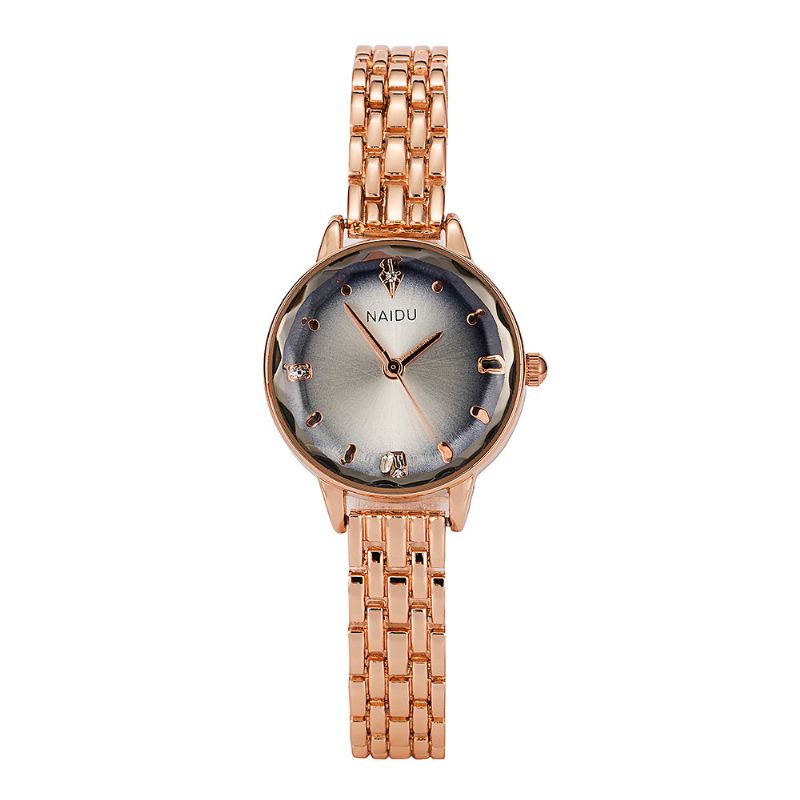 Mode Elegant Design Luksus Crystal Strap Dame Armbånd Armbåndsure Quartz Watch