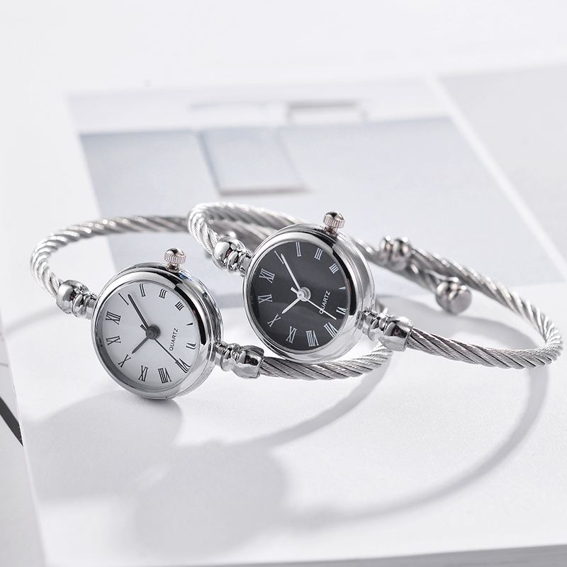 Mode Simple Trendy Romertal Dial Fuld Kvinder Armbånd Quartz Watch