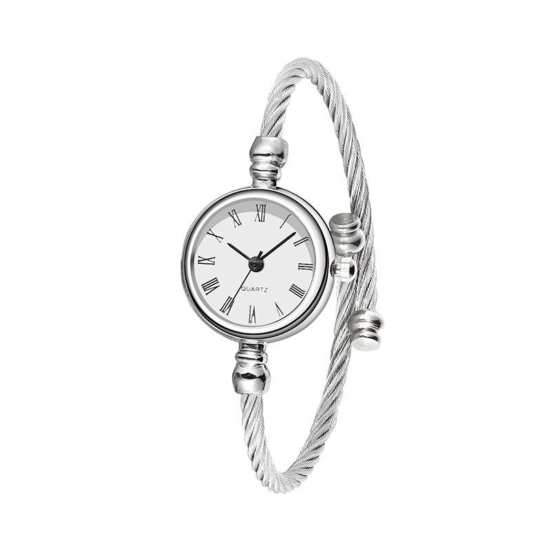 Mode Simple Trendy Romertal Dial Fuld Kvinder Armbånd Quartz Watch