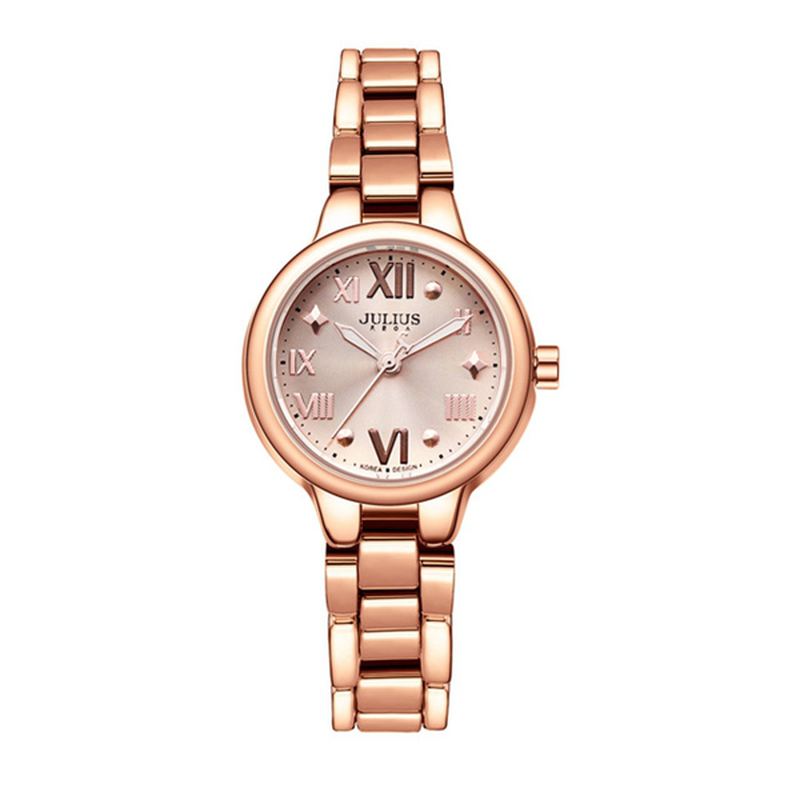 Simple Case Mode Girls Studerende Quartz Armbåndsur