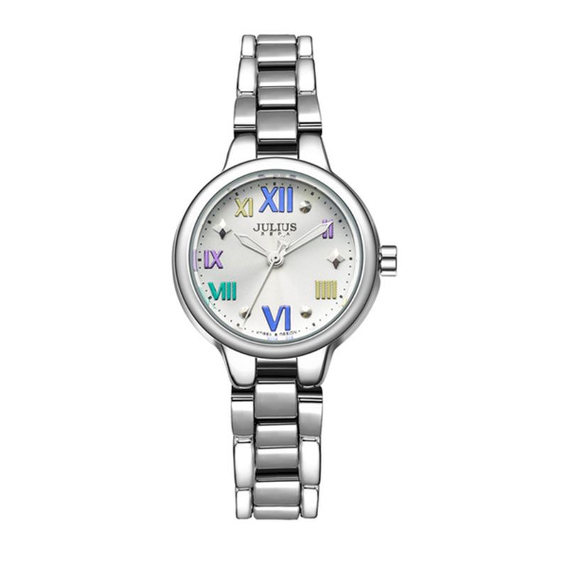 Simple Case Mode Girls Studerende Quartz Armbåndsur