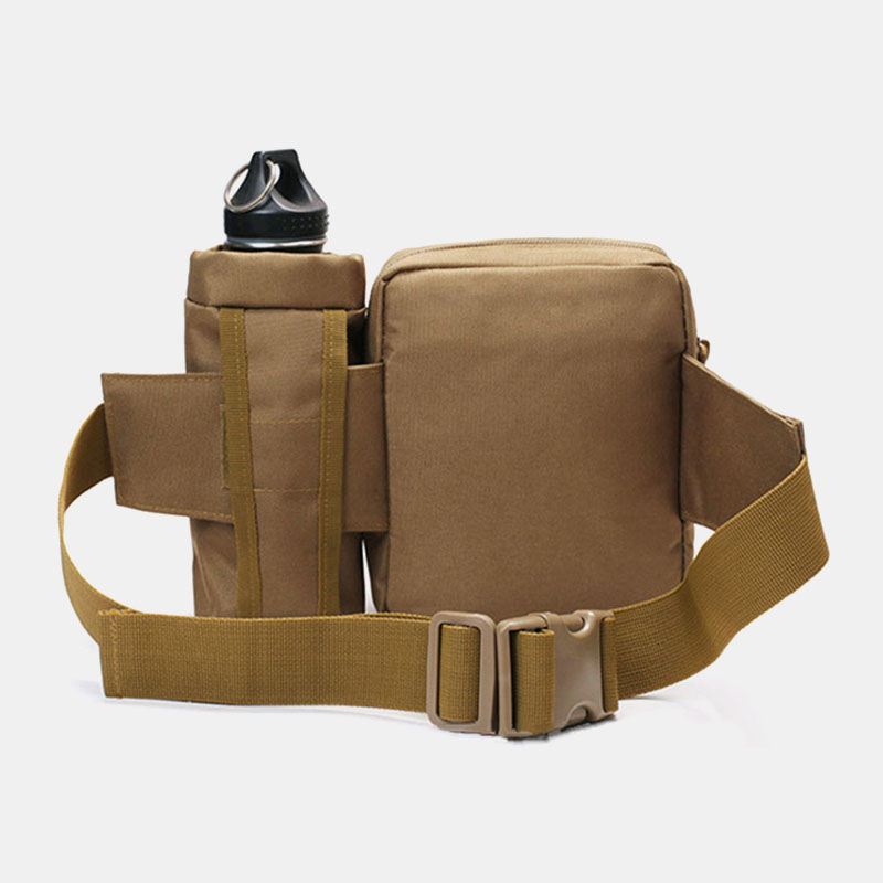 Mænd Nylon Camouflages Multifunktion Udendørs Vandflaske Taljetaske Tactical Bag