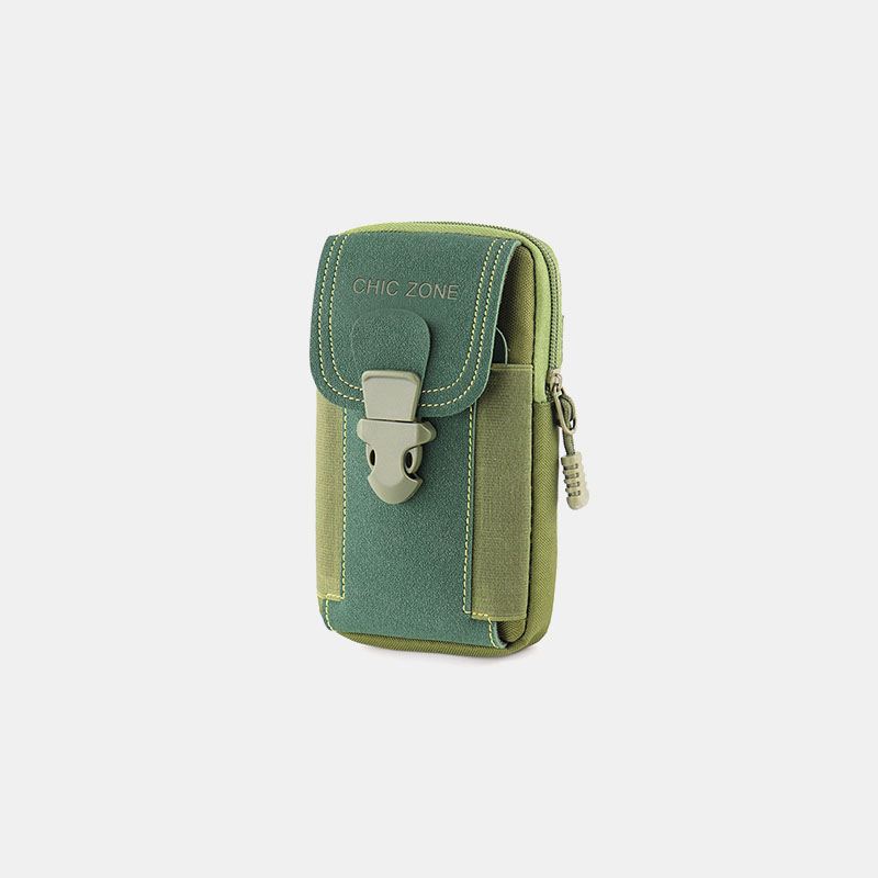 Mænd Oxford Cloth Multi-carry Mini Taljetaske Bæltetaske Fanny Pack Tactical Bag Telefontaske