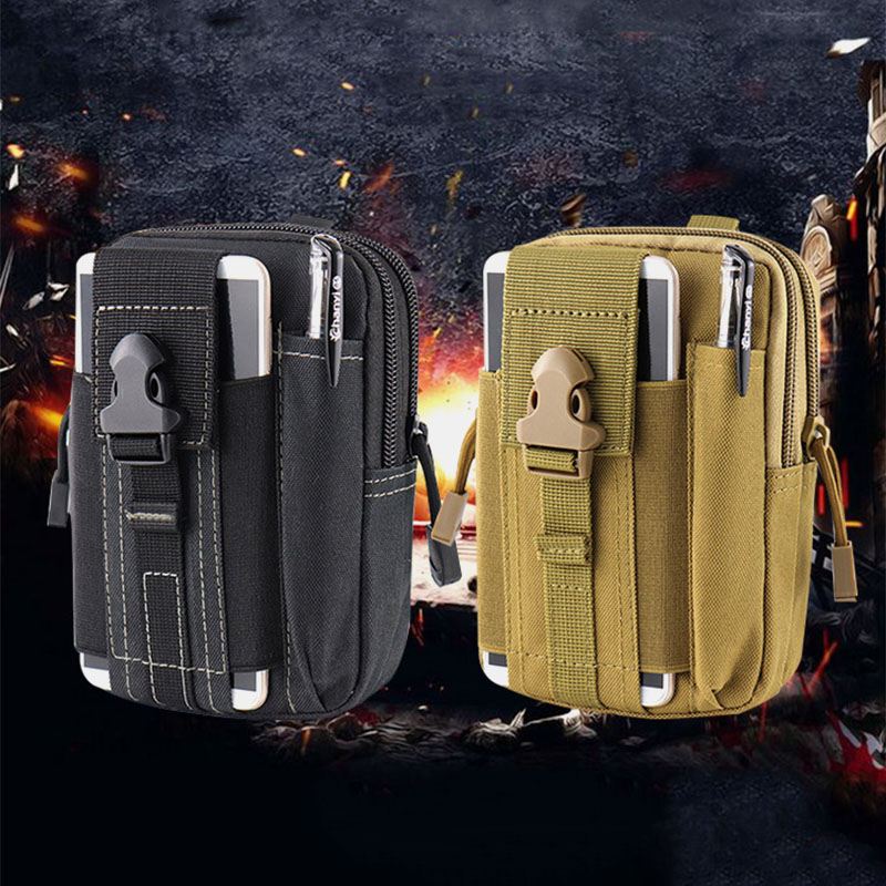 Mænd Tactical Bag Mini Telefontaske Sportstaske Bæltetaske Fanny Bag Wasit Bag