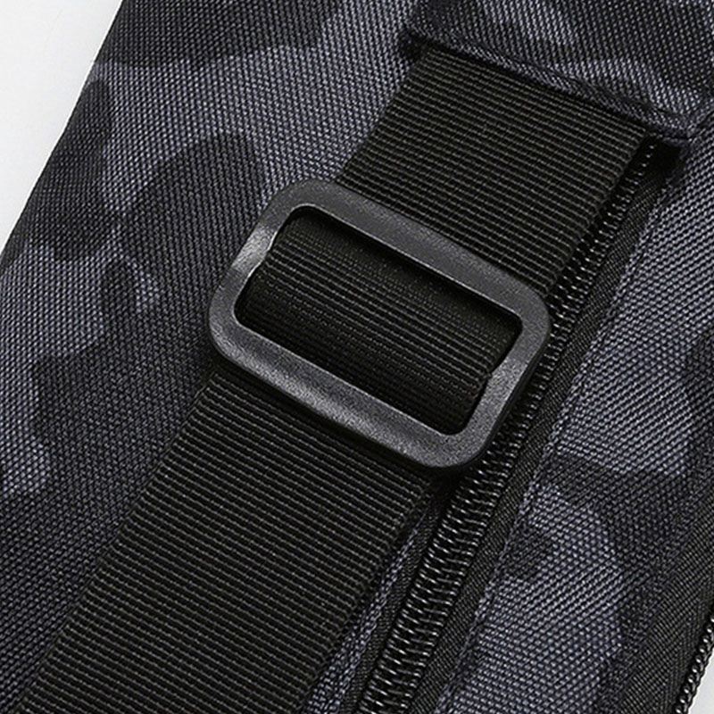 Mænd Nylon Camouflage Multi-carry Multi-pocket Sport Udendørs Taktisk Skuldertaske Brysttaske