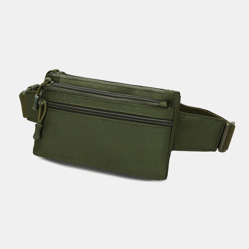 Mænd Nylon Camouflage Multi-carry Multi-pocket Sport Udendørs Taktisk Skuldertaske Brysttaske