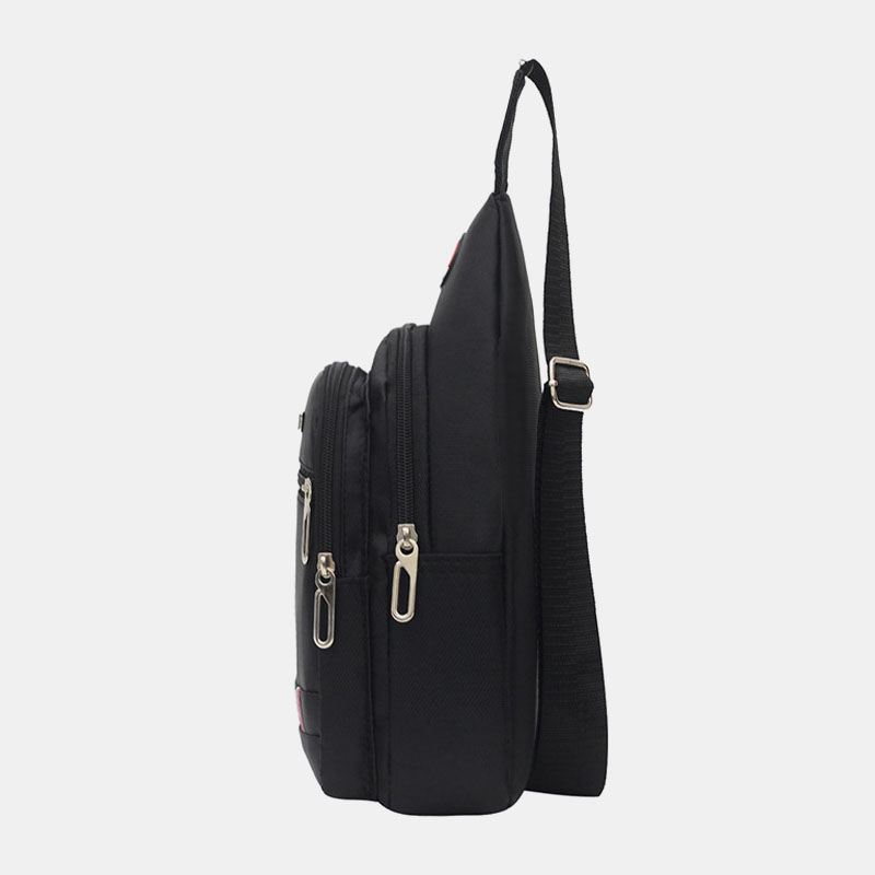 Mænd Nylon Vandtæt Mode Casual Udendørs Brysttaske Crossbody-taske