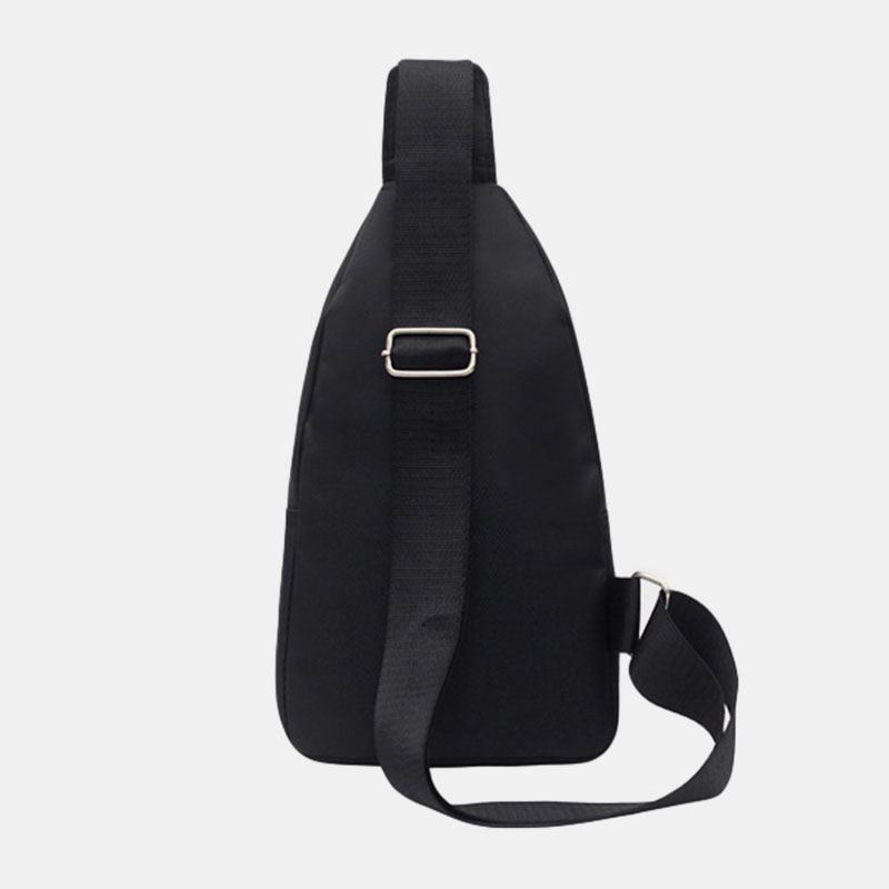 Mænd Nylon Vandtæt Mode Casual Udendørs Brysttaske Crossbody-taske