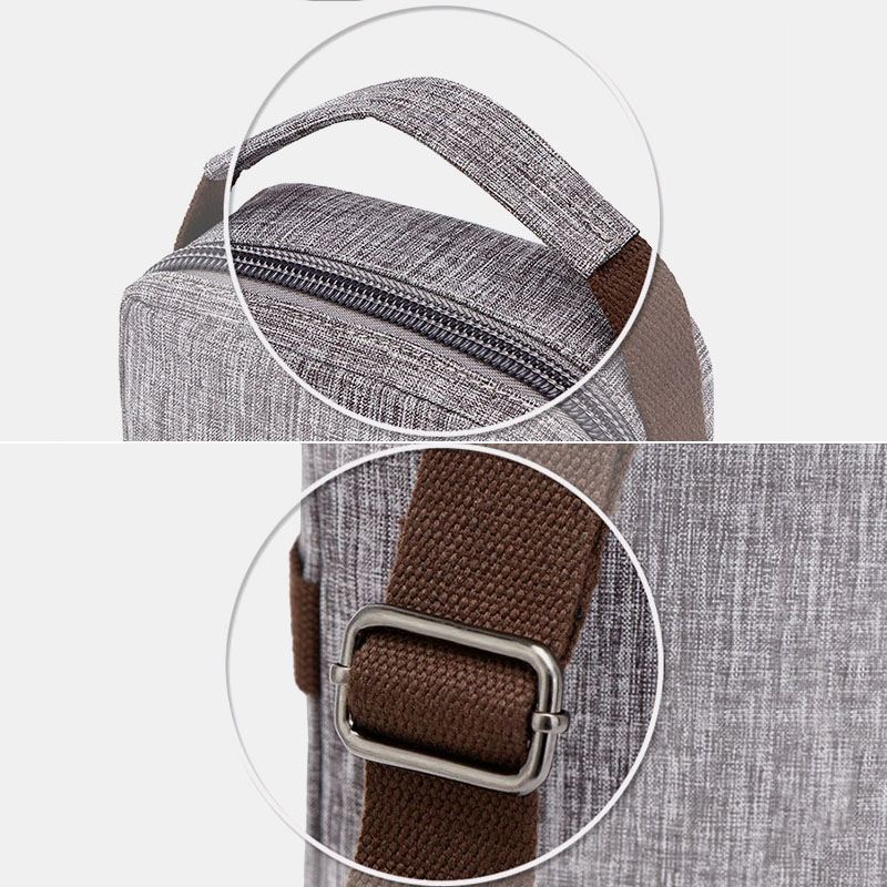 Mænd Stor Kapacitet Vandtæt Anti-theft Udendørs Casual Crossbody Tasker Brysttaske Skuldertaske