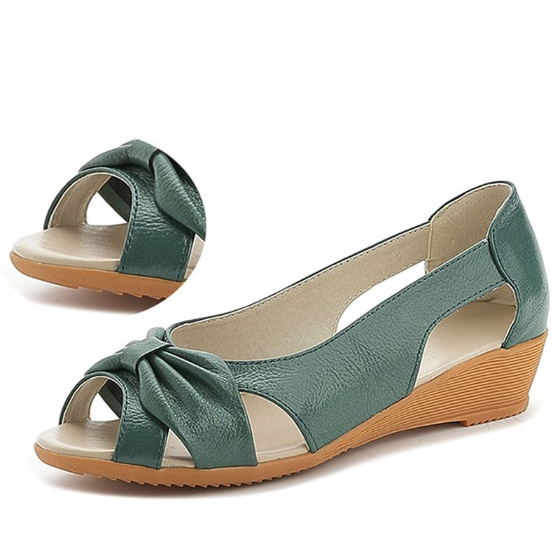 Butterfly Knot Hollow Out Causal Flats Til Kvinder