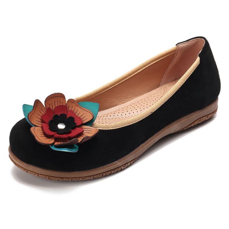 Dame Ruskind Blomster Slip On Comfort Casual Flats