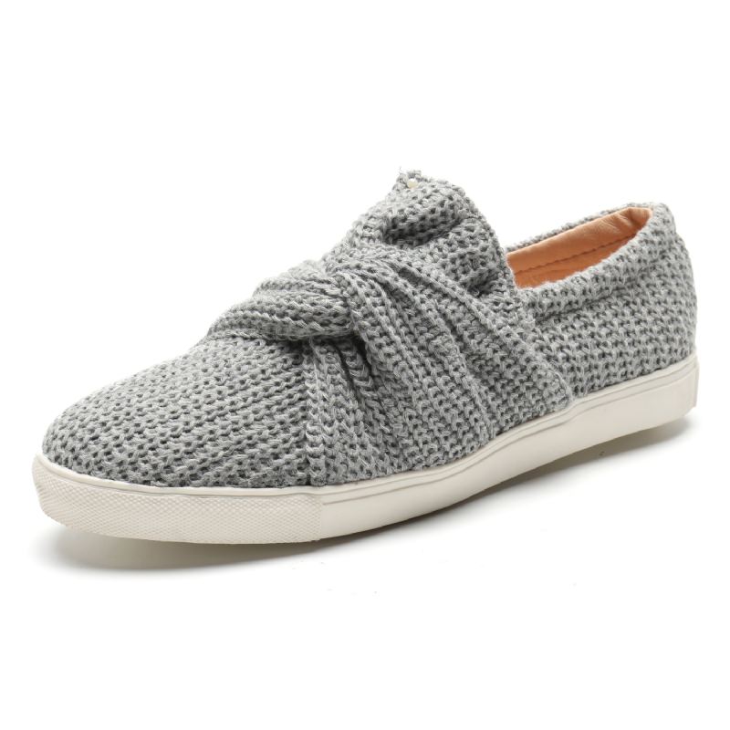 Kvinder Åndbar Knitting Knot Flat Loafers