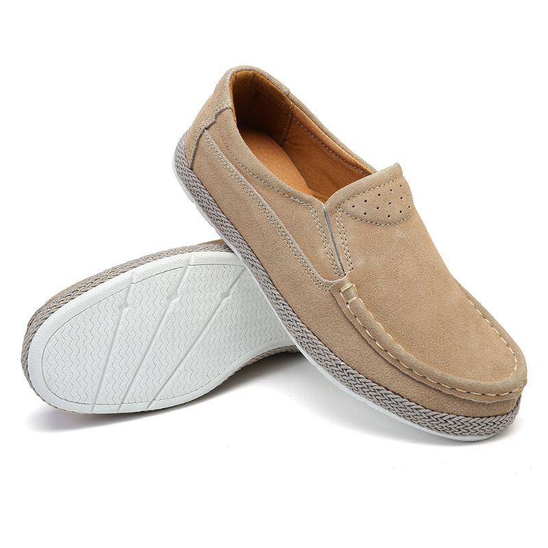 Kvinder Bærbar Ensfarvet Casual Slip On Flats