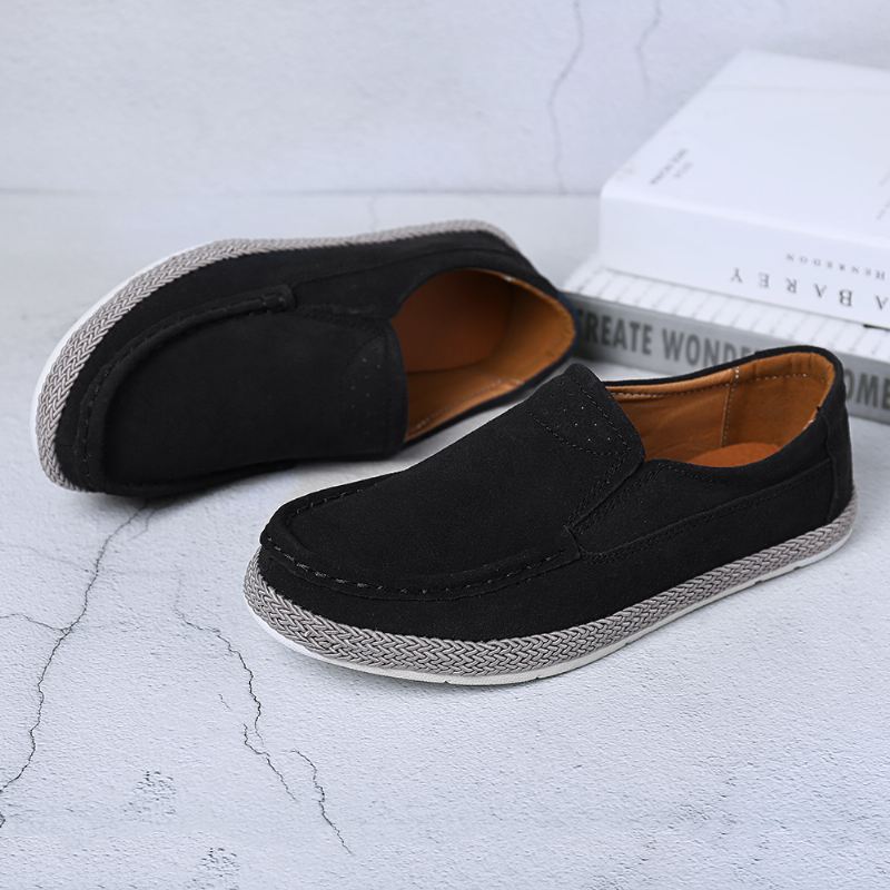 Kvinder Bærbar Ensfarvet Casual Slip On Flats