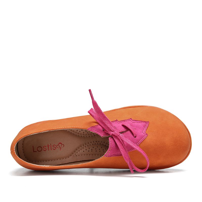 Kvinder Bladsplejsningsindretning Skridsikre Casual Flats