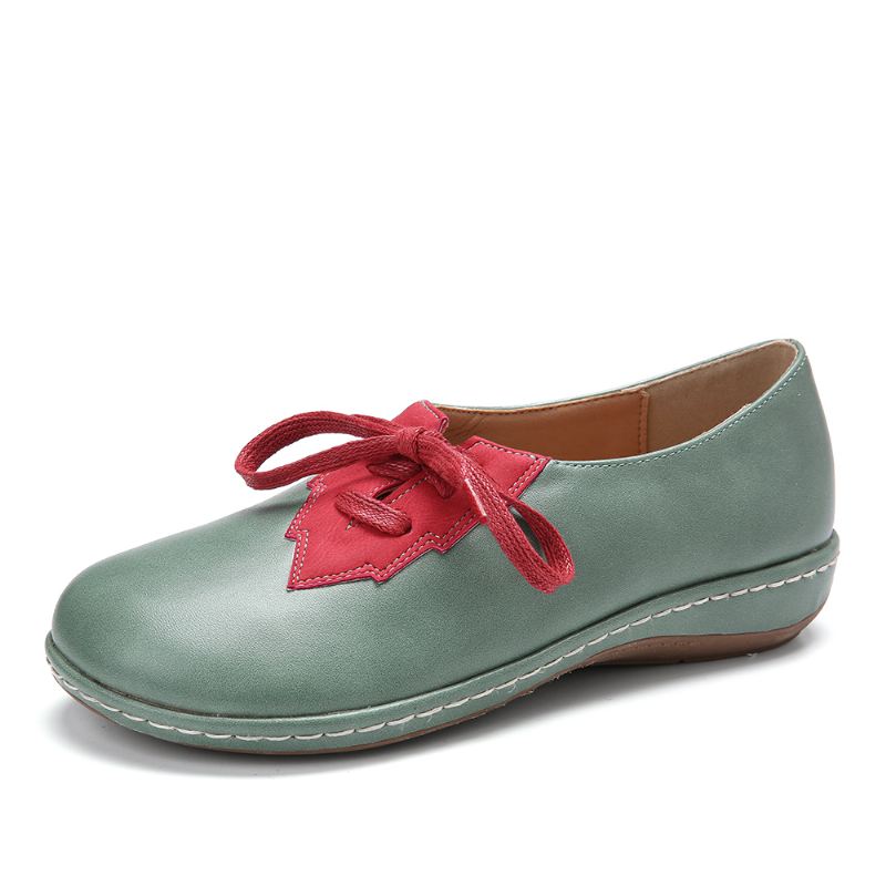 Kvinder Bladsplejsningsindretning Skridsikre Casual Flats