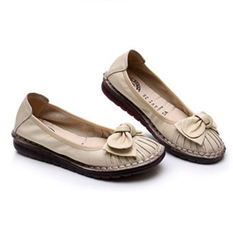 Kvinder Bowknot Decor Non Slip Casual Loafers