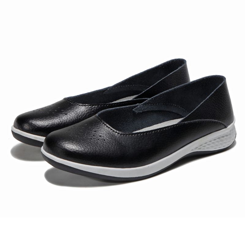 Kvinder Casual Bløde Syninger Slip On Flats Loafers