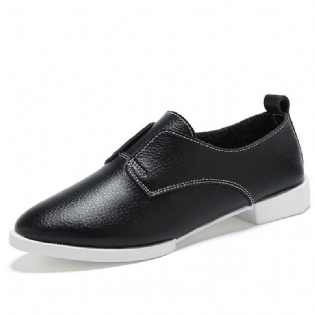 Kvinder Casual Flats Pointed Toe Loafers Flade Køresko Blød Sole Flats