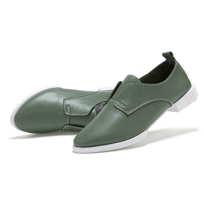 Kvinder Casual Flats Pointed Toe Loafers Flade Køresko Blød Sole Flats