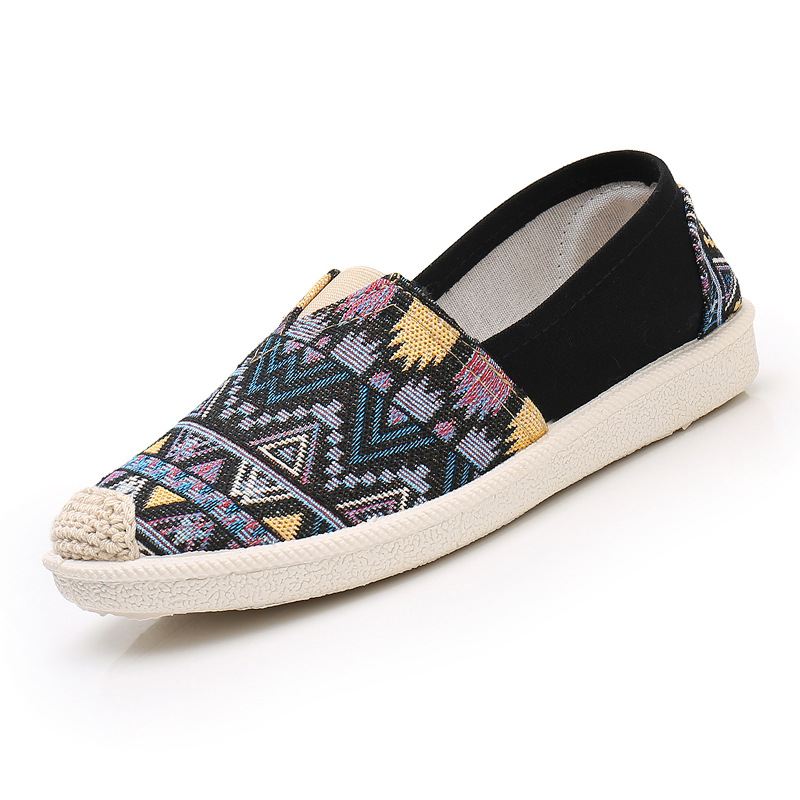 Kvinder Casual Soft Patchwork Runde Toe Fisherman Sko