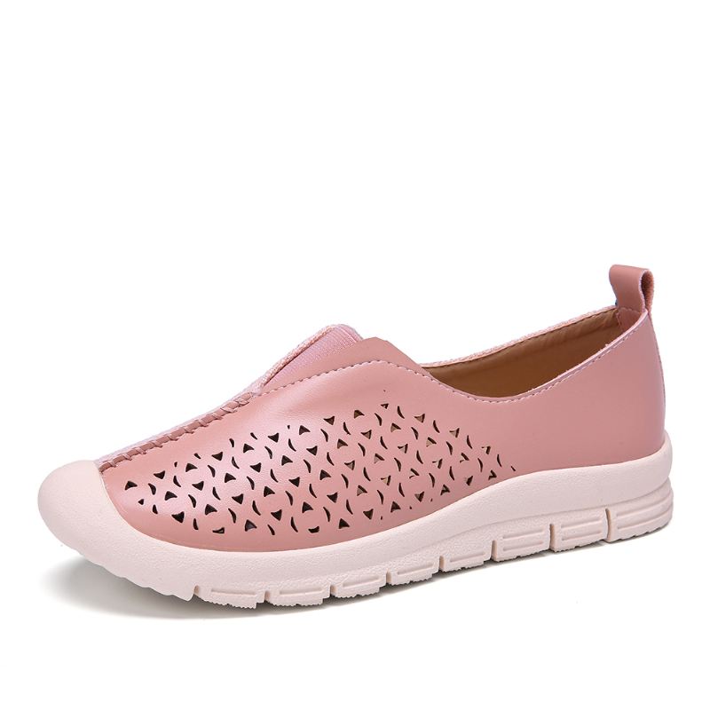 Kvinder Colorblock Hule Åndbare Casual Flats