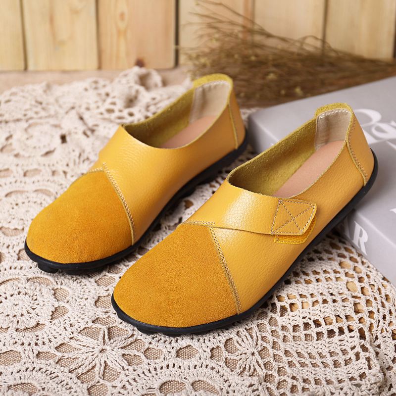 Kvinder Flats Shoes Slip On Comfortable Loafers Sko