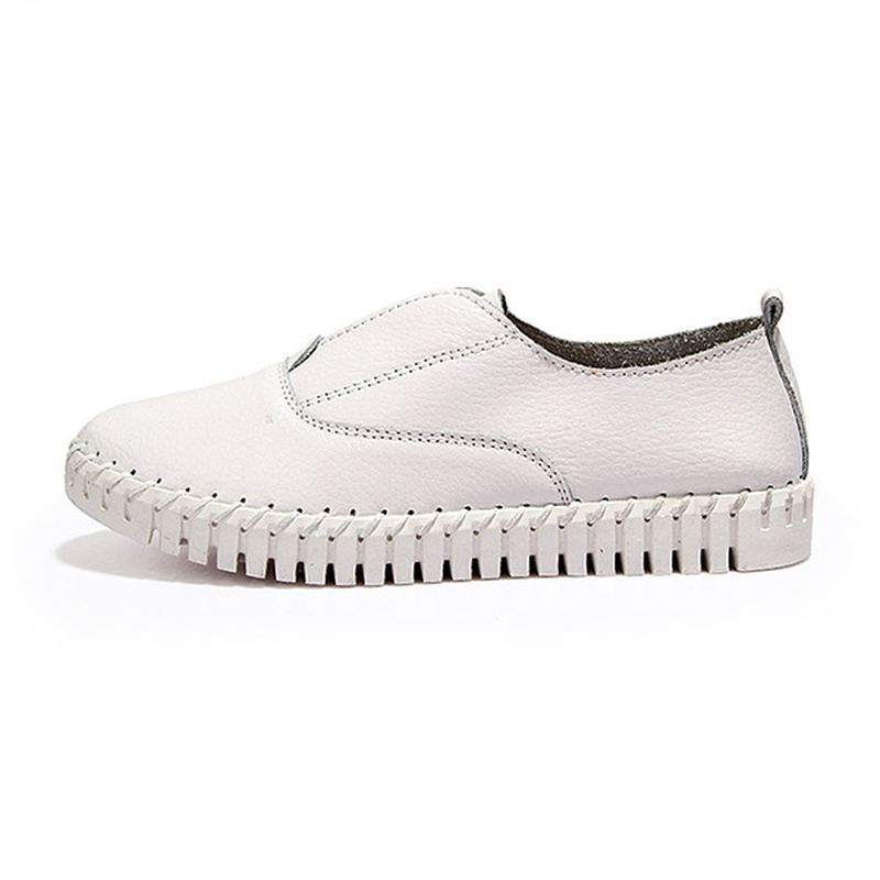 Kvinder Forår Casual Flats Spidse Tå Bløde Sål Sko Slip On Flat Loafers