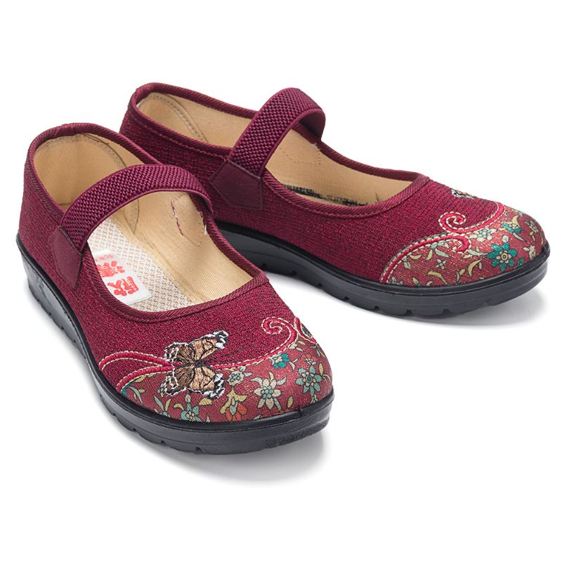 Kvinder Skridsikker Elastisk Bånd Mary Jane Flat Loafers