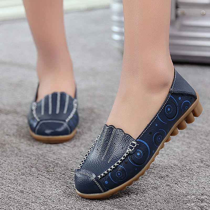 Kvinder Slip On Flat Loafers