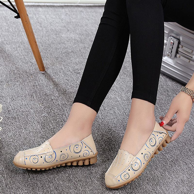 Kvinder Slip On Flat Loafers