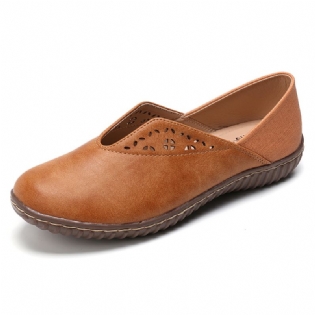 Kvinder Syning Skridsikker Casual Slip On Flats