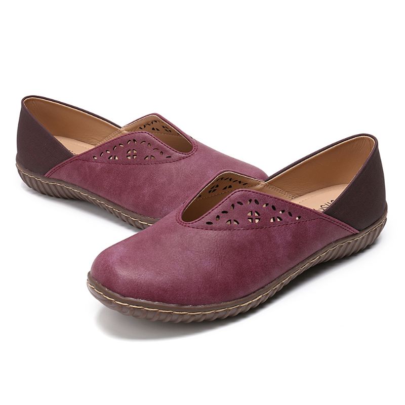 Kvinder Syning Skridsikker Casual Slip On Flats