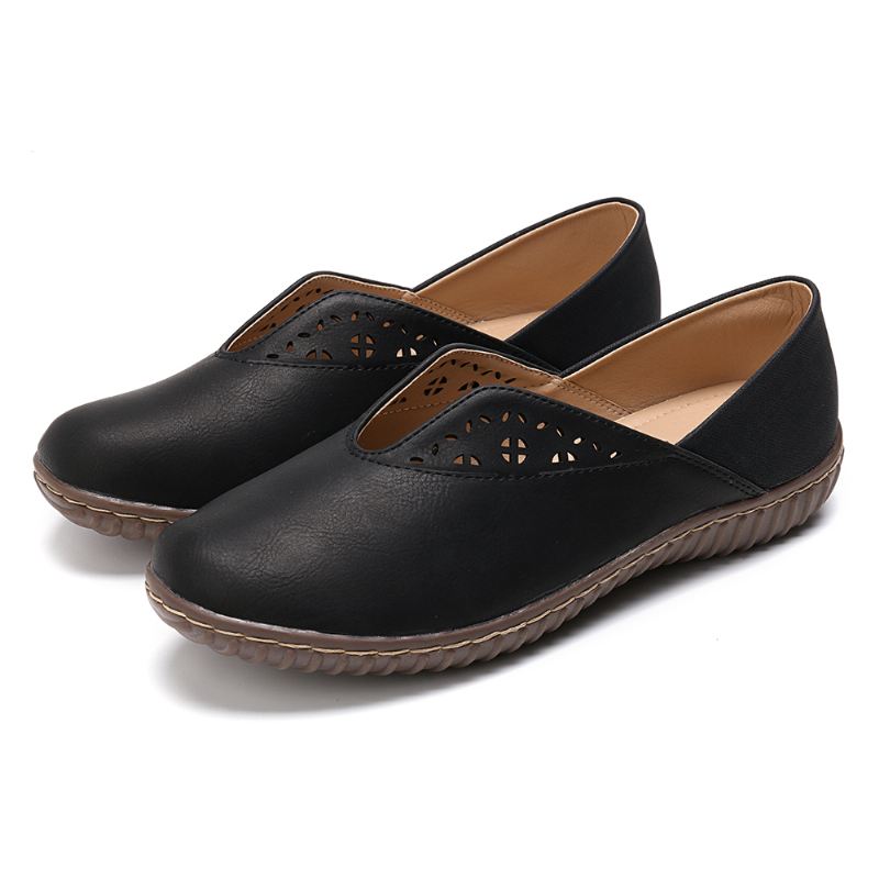 Kvinder Syning Skridsikker Casual Slip On Flats