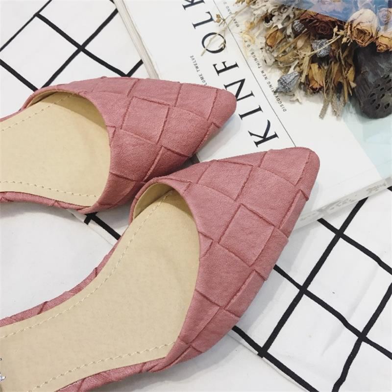 Kvinder Tåspids Chic Ankelspænde Strap D'orsay Flats