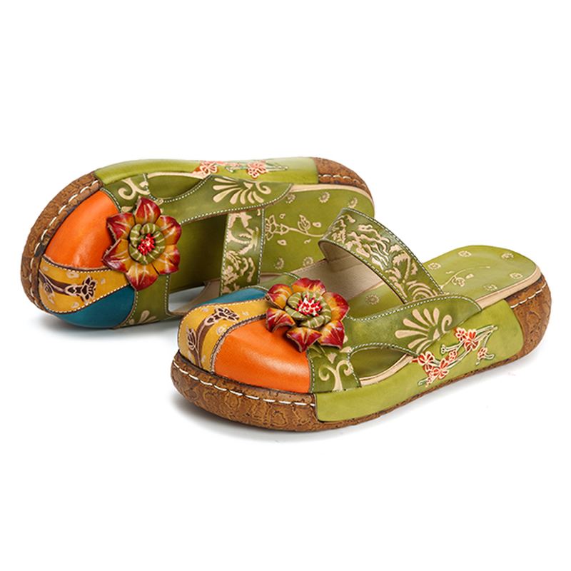 Læder Flats Loafers