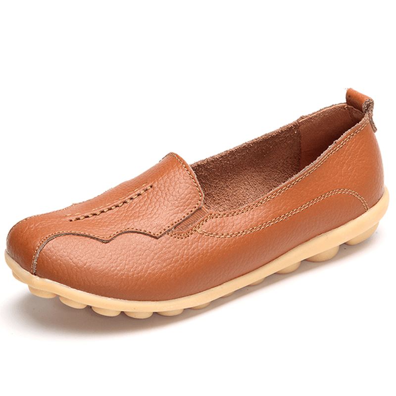 Us Størrelse 5-11 Rund Tå Blød Sål Slip On Flat Loafers